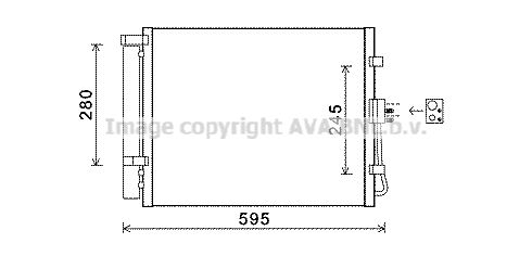 AVA QUALITY COOLING Конденсатор, кондиционер KA5150